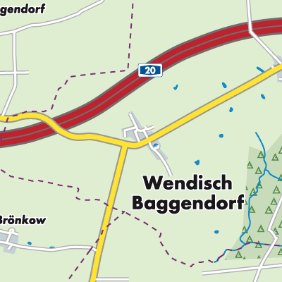 Übersichtsplan Wendisch Baggendorf
