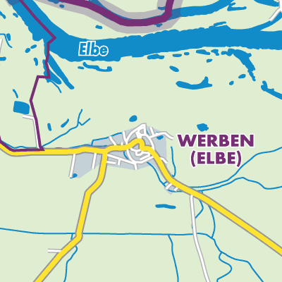 Übersichtsplan Werben (Elbe)