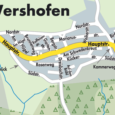 Stadtplan Wershofen