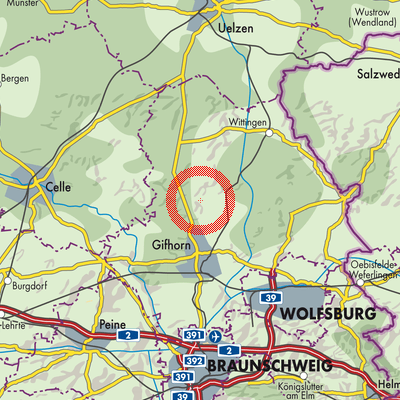 Landkarte Wesendorf
