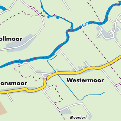 Übersichtsplan Westermoor