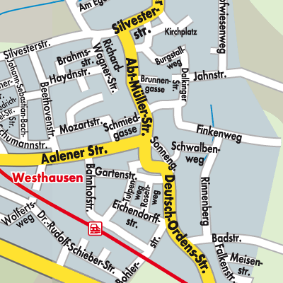 Stadtplan Westhausen