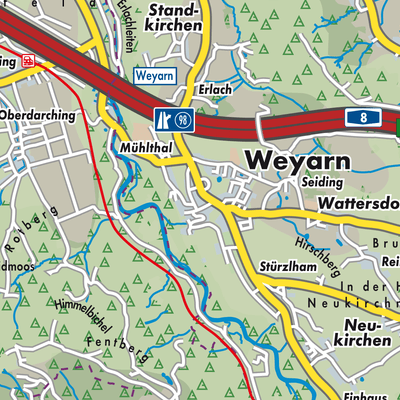 Übersichtsplan Weyarn