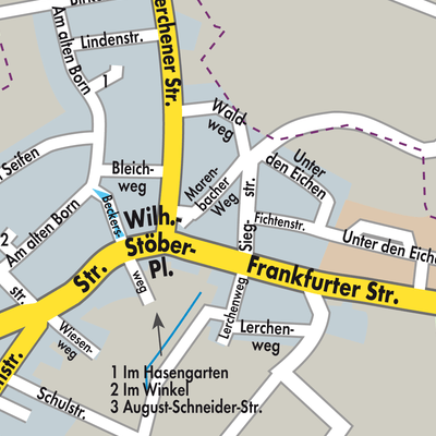 Stadtplan Weyerbusch