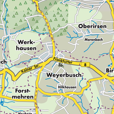 Übersichtsplan Weyerbusch