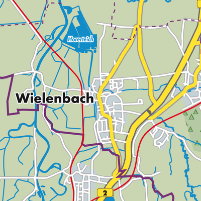 Übersichtsplan Wielenbach