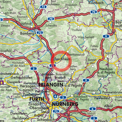 Landkarte Wiesenthau