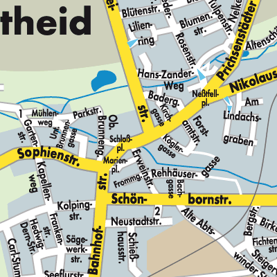 Stadtplan Wiesentheid