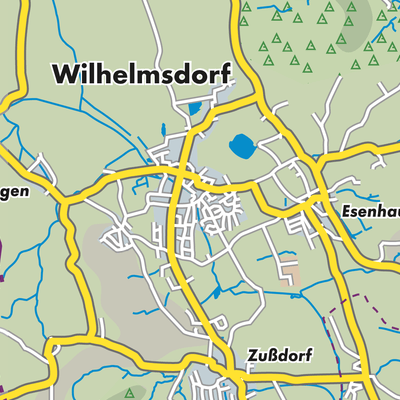 Übersichtsplan Wilhelmsdorf