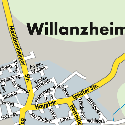 Stadtplan Willanzheim