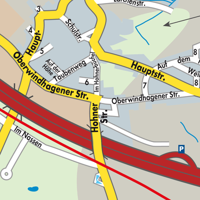 Stadtplan Windhagen