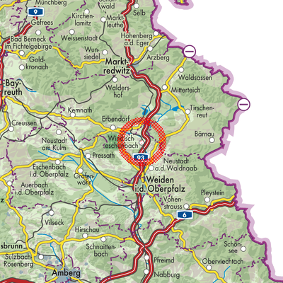 Landkarte Windischeschenbach