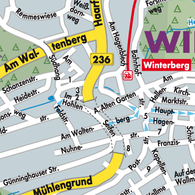 Stadtplan Winterberg