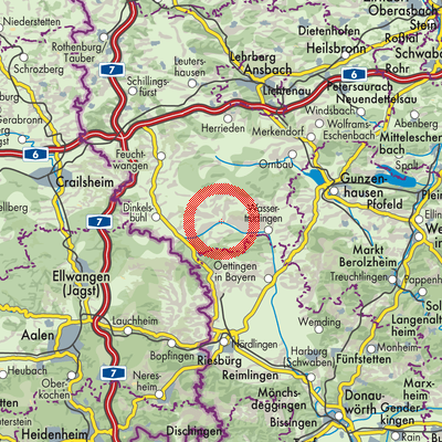 Landkarte Wittelshofen