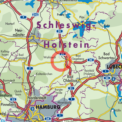 Landkarte Wittenborn