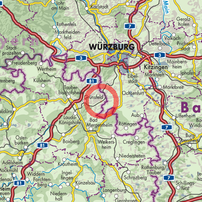 Landkarte Wittighausen