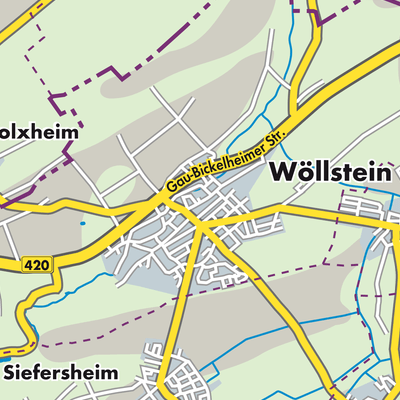 Übersichtsplan Wöllstein