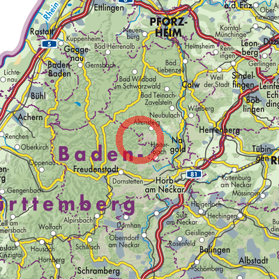 Landkarte Wörnersberg