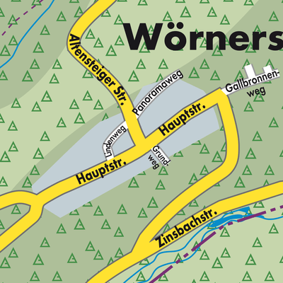 Stadtplan Wörnersberg