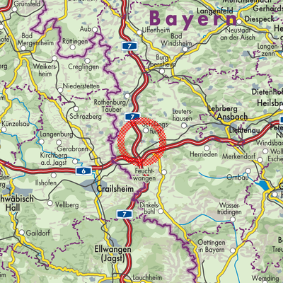 Landkarte Wörnitz