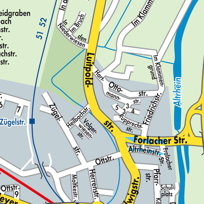 Stadtplan Wörth am Rhein