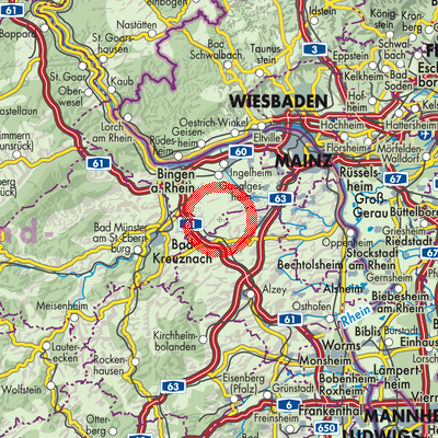 Landkarte Wolfsheim