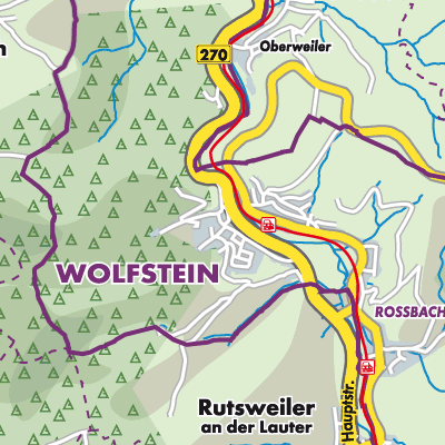 Übersichtsplan Wolfstein