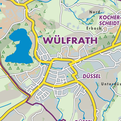 Übersichtsplan Wülfrath