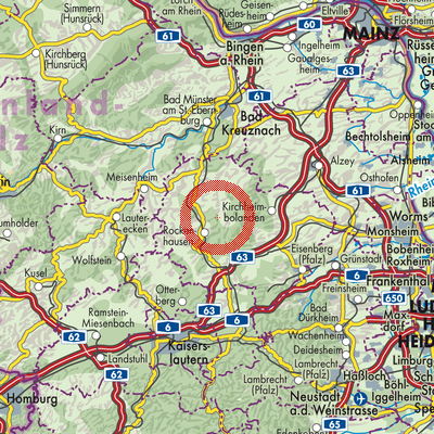 Landkarte Würzweiler