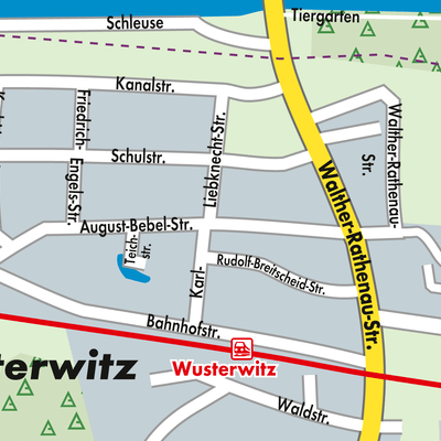 Stadtplan Wusterwitz