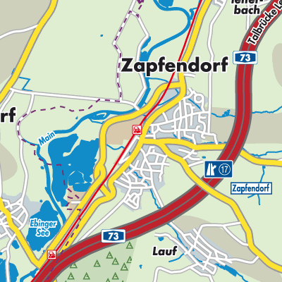 Übersichtsplan Zapfendorf