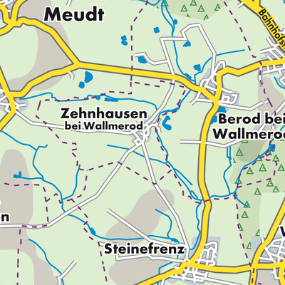 Übersichtsplan Zehnhausen bei Wallmerod