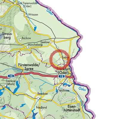 Landkarte Zeschdorf