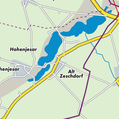 Übersichtsplan Zeschdorf