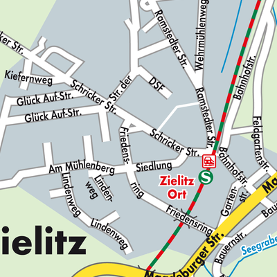 Stadtplan Zielitz