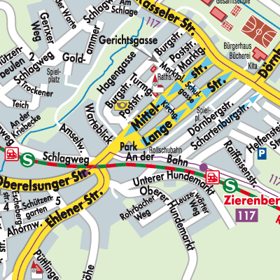 Stadtplan Zierenberg