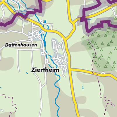 Übersichtsplan Ziertheim
