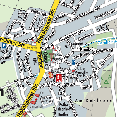 Stadtplan Zornheim