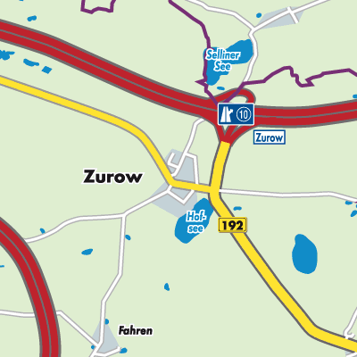 Übersichtsplan Zurow