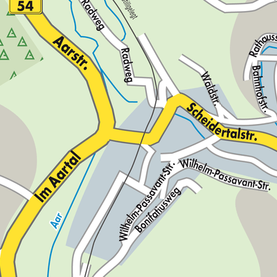 Stadtplan Aarbergen