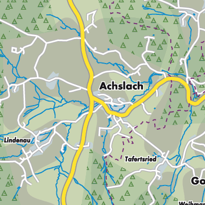 Übersichtsplan Achslach