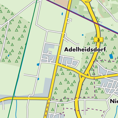 Übersichtsplan Adelheidsdorf