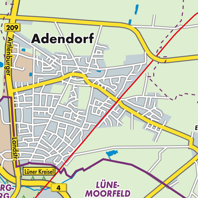 Übersichtsplan Adendorf