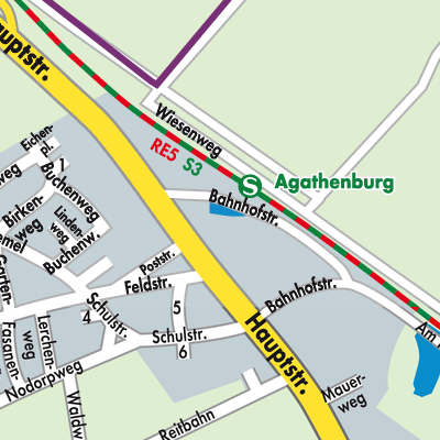 Stadtplan Agathenburg