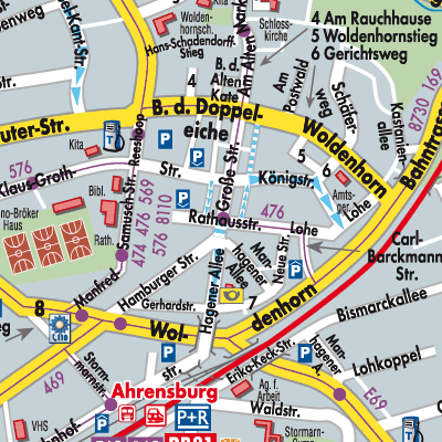 Stadtplan Ahrensburg