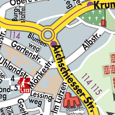 Stadtplan Aichwald
