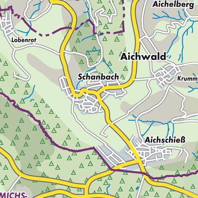 Übersichtsplan Aichwald