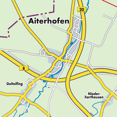 Übersichtsplan Aiterhofen