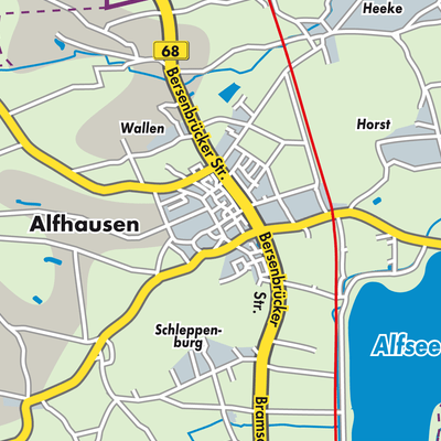 Übersichtsplan Alfhausen