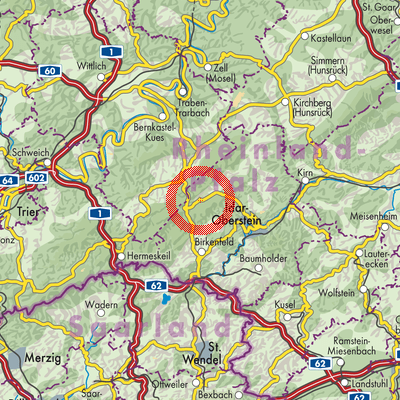 Landkarte Allenbach